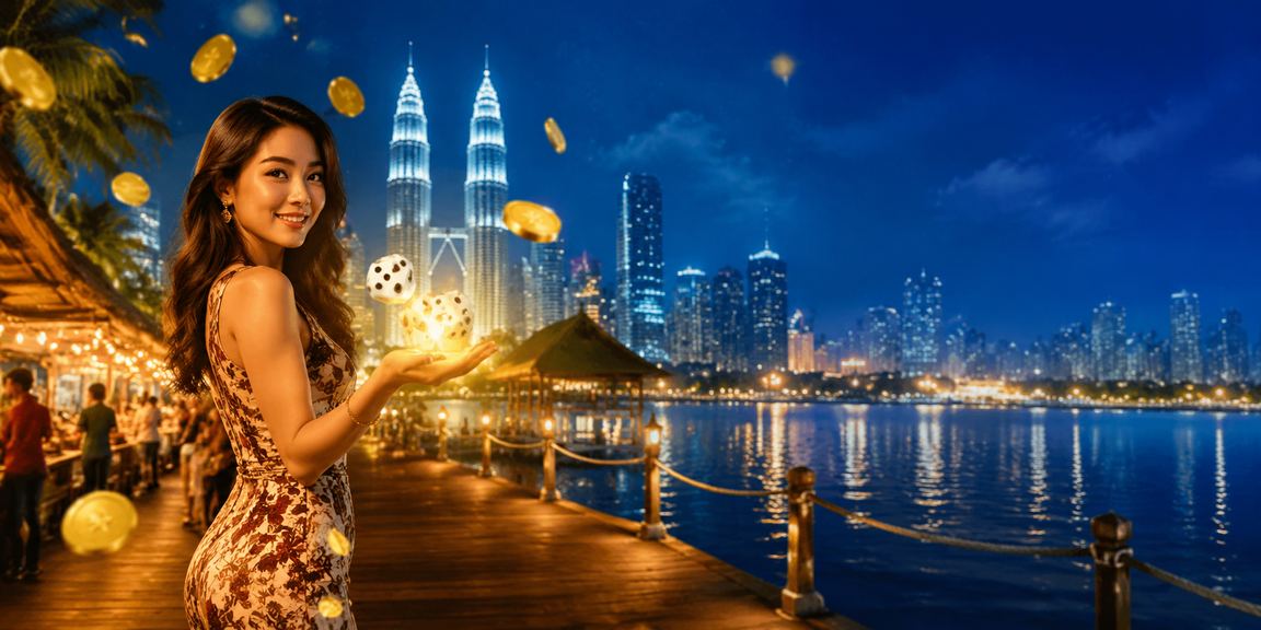 A player in Kuala Lumpur analysing dice game odds before placing a bet
